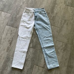 Adika two tone jeans
